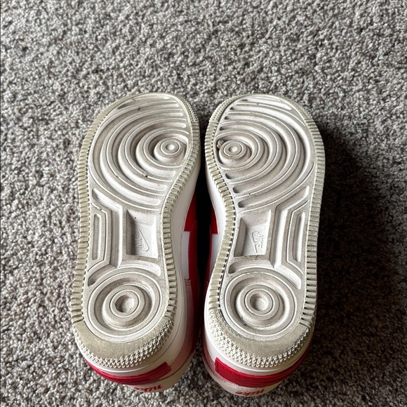 Nike Air Force 1 Shoes; Size 8.5, Red, White, and Blue - Picture 4 of 7